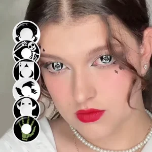 Hot Sales Pseyeche RY Spades Shape Contact Lenses Pseyeche Eye Cosplay Soft Lens Lentillas Lensa Kontak