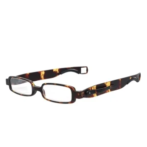 Hot Sell New 360 Degree Rotating Folding Reading Glasses TR90 Comfortable Resin HD Reading Glasses