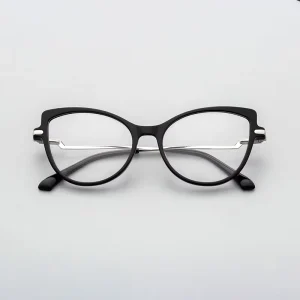Hot Selling Acetate Computer Style Cat Eye Lightweight Unisex Eyeglasses Frames for Adults