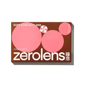 Hot Selling Custom Logo Paperboard Box Color Contact Lens Box Customized Cosmetic Package for Contact Lenses Paper Box