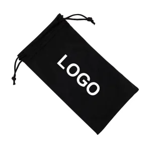 Hot Selling Custom Microfiber Eyeglasses Case with Popular Colorful Logo Printing Microfiber Pouch for Glasses Eyewear