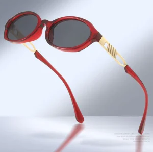 Hot Selling New Fashion High end Sunglasses Uv400 Oval Frame Trendy Sun Glasses Tinted Sunglasses