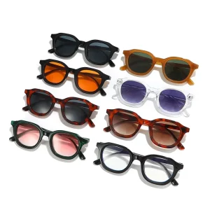 Hot Selling Sunglass Unisex Good Quality Trending Vintage Pc Sunglasses Round Frame Sunglasses