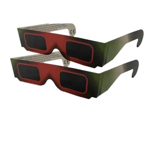 ISO Certified Foldable Paper Solar Eclipse Glasses for Outdoor Events
