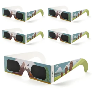 ISO-Certified Paper Solar Eclipse Glasses