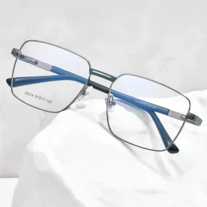 IU HT5014 Custom Eyeglass Metal Optical Eye Glass Frames for Men