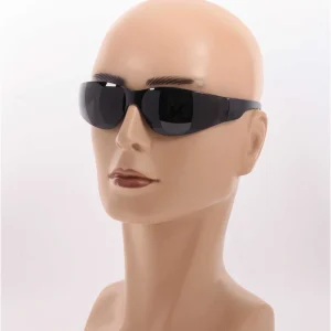 Industrial Construction Worker Safety Glasses Anti Fog Scratch Resistant PC Grey Black Protective Eyewear