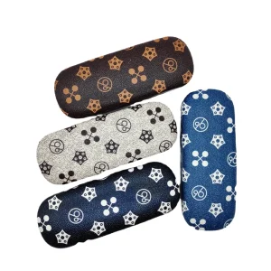 Iron Eyeglasses Case Kiss-Lock Closure Metal Sunglasses Storage Box with Custom Logo