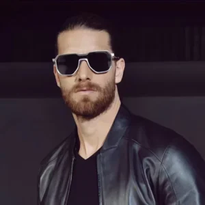 Irregular Oversized Metal-Frame Steampunk Sunglasses with One-Piece Lens, for Men