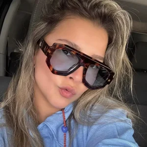 Irregular Polygon UV400 Sunglasses for Women