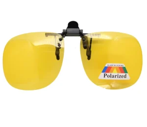 JAP0010 Flip-Up Night Vision Yellow Polarized Oversize Sunglasses