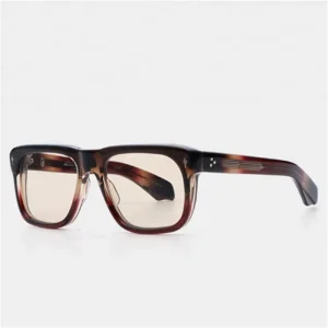 Japanese-Design Classic Square Acetate Optical Eyeglasses Frame for Men, Shenzhen Factory Manufacturer