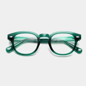 Jelly Color Round Blue Light Blocking Clear Optical Computer Glasses