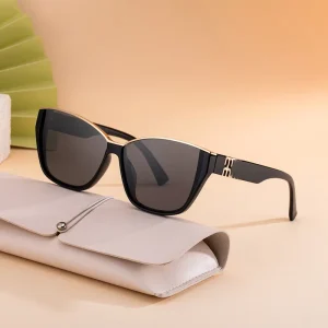 KAJILA Fashion Trendy Designer Custom Logo Cat Eye Oversized UV400 Protection Shades Sun Glasses Sunglasses for Women Ladies
