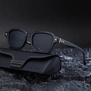 KAJILA Retro Designer Custom Logo Soft Square Frame UV400 Protection Shades Sun Glasses Sunglasses for Women Men Unisex