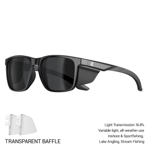 KAPVOE TR 90 Fashionable Unisex HD Polarized Coating Eyewear Outdoor Fishing Sunglasses Light Weigh For Adult’s Hiking& Fishing