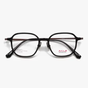 KM8511 50-18-148 Oval Foldable Full-Rim Titanium Eyeglass Frames