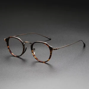 KMN1113 Titanium Round Spectacle Frame