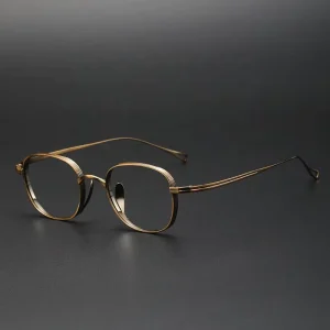 KMN114+ Eyeglasses Frames High Quality Hand Made Pure Titanium For Women Men Computer Glasses Spectacles Eyewear Frame Glasses