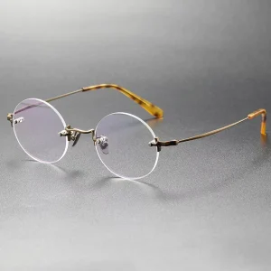 KMN272 High Quality Titanium Rimless Frames Spectacles Optical Eye Glass Glasses for Men and Woman