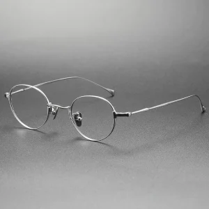 KMN53 Pure Titanium Oval Optical Eyewear Frame