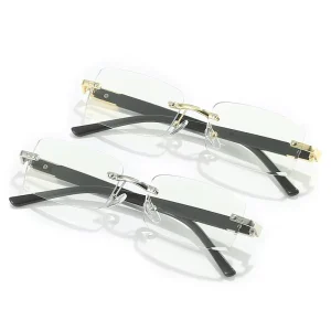 KQA1330 Metal Rectangle Frame Presbyopia Minus 250 Corrective Reading Glasses, Women, Flexible, Supplier