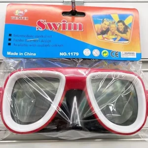 Kids Adjustable-Strap Dive Swimming Goggles with English Packaging