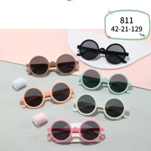 Kids Daisy Flower Round Sunglasses for Toddlers