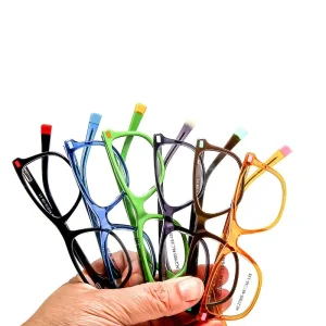 Kids Eyeglass Frames OEM ODM Customizable Anti Blue Light Lens Myopia Durable Optical Glasses Frames Acetate Eyeglass Frames
