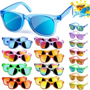 Kids Oval PC Sunglasses Set with Color Film