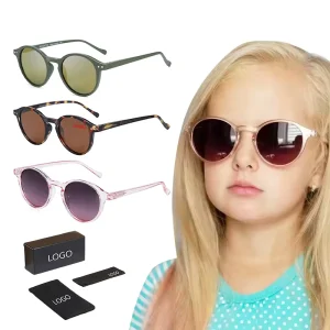 Kids Polarized Sunglasses Full-Rim Rivet Decoration TAC UV400 Lenses