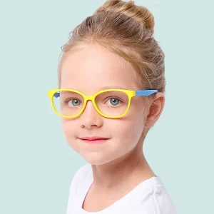 Kids Silicone Optical Glasses Frame Blue Light Blocking