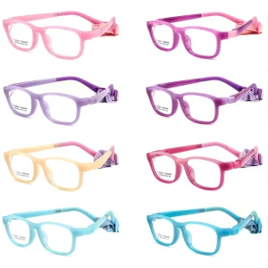 Kids Silicone Rubber Optical Frames PEBAX Material