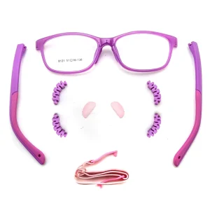 Kids Silicone Soft Safety Optical Eyeglass Frames Colorful