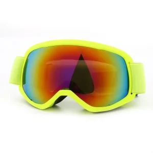 Kids Ski and Snowboard Goggles Anti-Fog Anti-Scratch UV400 Mirror Lens