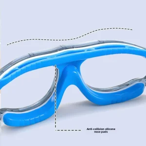 Kids Sports Myopia Glasses TR90 Full Frame Basketball Eyewear Anti Slip Impact Resistant Protective Goggles 1409