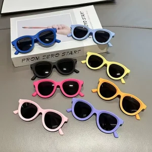 Kids Sunglasses Children Eyewear Cute Baby Toddler Fashion Candy Color Retro Boys Girls UV400 Sun Glasses Manufacturer