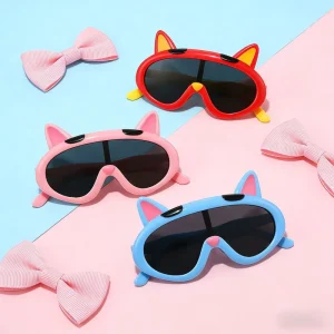 Kids Sunglasses UV400 Polarized Cartoon Full-Frame Unisex Boys Girls Babies
