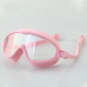 Kids’ Wide-View Swimming Goggles with Anti-Scratch UV-Protection Lenses