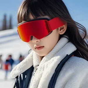 Kids Windproof Custom Logo Parent Child Style Sport Luxury Eyewear UV400 Snowboard High Quality Magnetic Ski Goggles