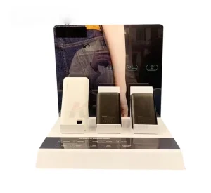 L-Shape Acrylic Power Bank Display Shelf for Electronic Stores