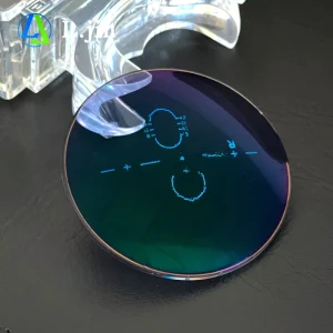 L.Jin 1.56 Progressivas Lenses Photochromic PGX UV420 Anti Blue Photo Gray Blue Cut Lens Green HMC Multifocal Optical Lenses