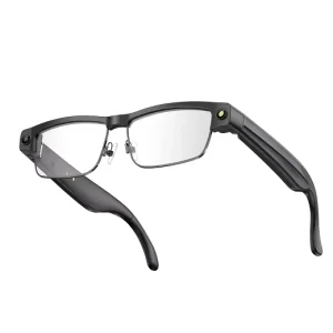 L802 AI Smart Sunglasses with 8MP Anti Shake Camera Dual Mic Clear Call for OLED Display Translation & Recording