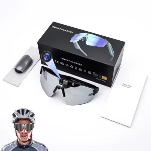 L805 4GB AI Smart Glasses with 8MP POV Camera Chatgpt Eyewear ENC Video Recording Outdoor Cycling Sunglasses Touch App Control