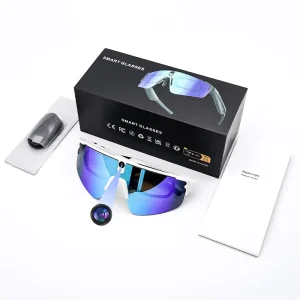 L805 Cycling Smart Glasses with 8MP Camera AI Translation Anti-Shake UV Protection Polarized Lens Sunglasses