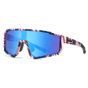 LC Hot Sales Polarized Rimless Sports Sunglasses for Men UV Protection Oversized Cycling & Running Fashion Shades Outdoor