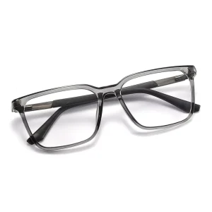 LE1125 Square TR Optical Frames with Blue-Light Filtering for Prescription Glasses