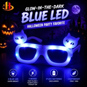 LED Cat Head Glasses Manufacturer Animal-Shaped Anime Cosplay Neon Eyewear