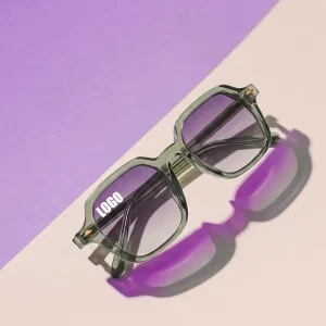 LMA 3526 Popular High Quality CP Small square Eyewear Women Gradient Purple Lens Crystal Vintage Brand Designer Men Sunglasses