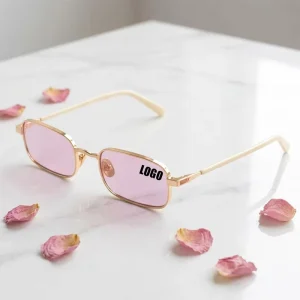 LMA 3614 Luxury Square Metal Shades Women Simple Designer Polarized Eyewear Vintage Men Brand Handmade High Quality Sunglasses